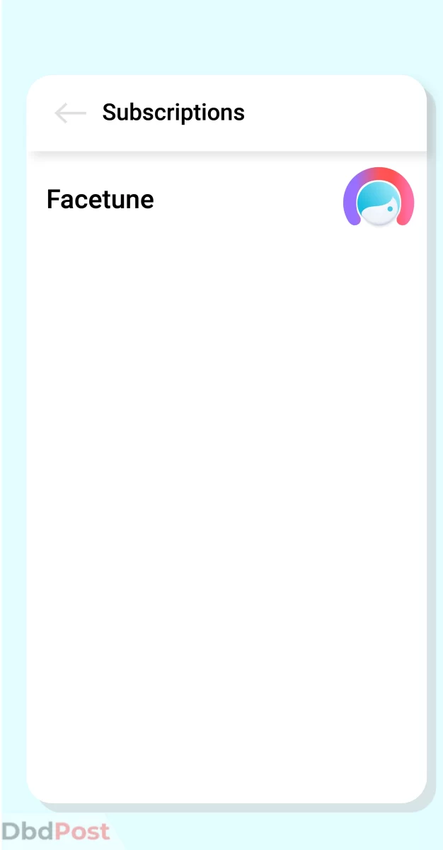 inarticle image-how to cancel facetune subscription_Cancelling Facetune subscription on android step 4