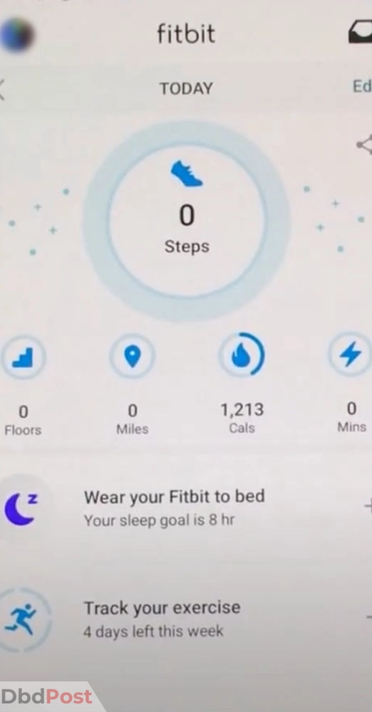 inarticle image-how to cancel fitbit premium-Step 1