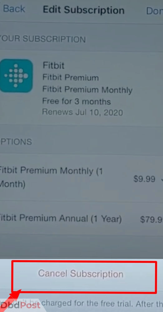 inarticle image-how to cancel fitbit premium-Step 3 App Store