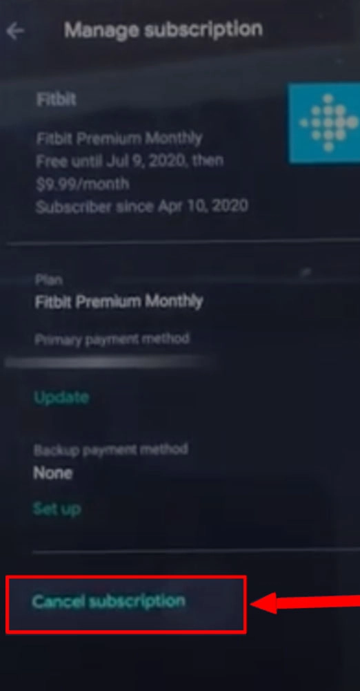 inarticle image-how to cancel fitbit premium-Step 3 Play Store