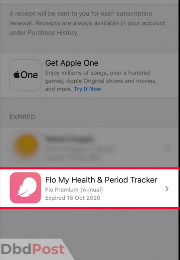 inarticle image-how to cancel flo premium-Cancel iOS Device Step 4