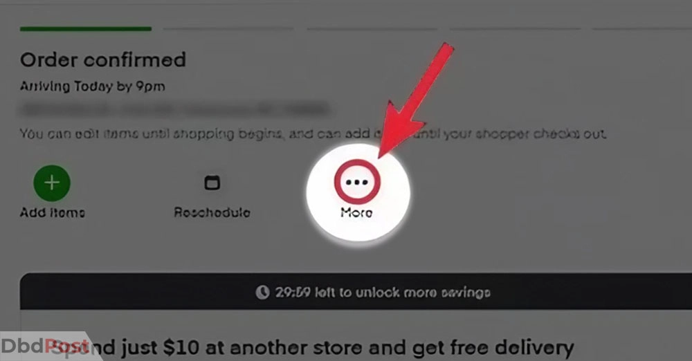 inarticle image-how to cancel instacart-Canceling Instacart order step 5
