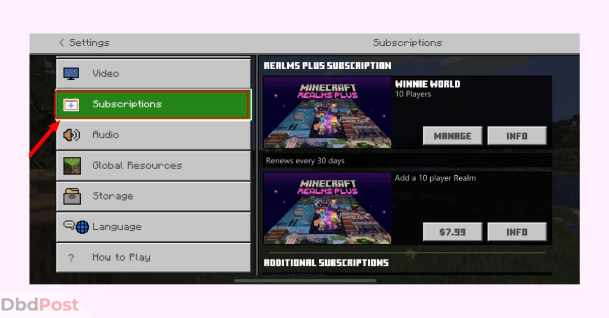 inarticle image-how to cancel realms subscription_Xbox step 1