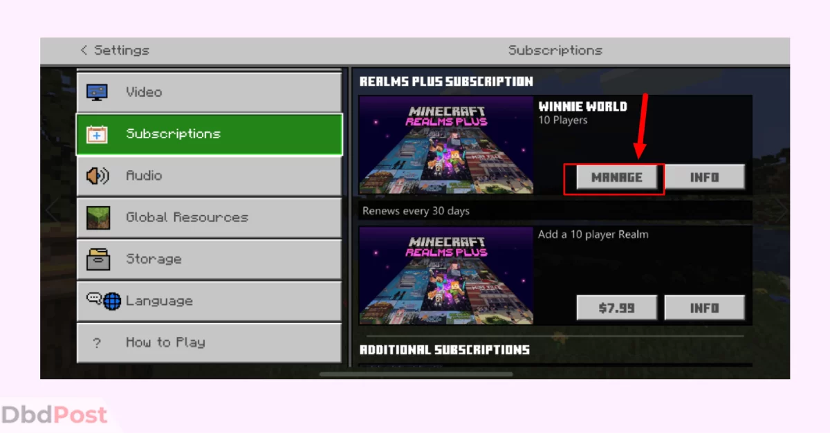 inarticle image-how to cancel realms subscription_Xbox step 3