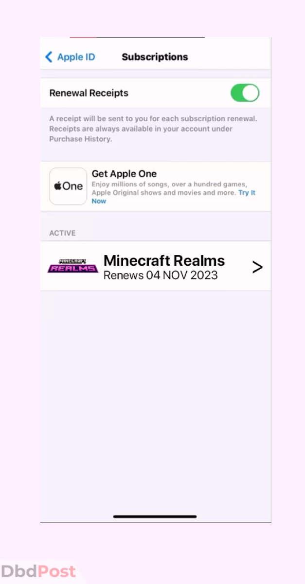 inarticle image-how to cancel realms subscription_ios step 3