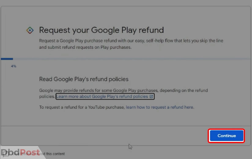 inarticle image-how to cancel snapchat plus-android refund step 3