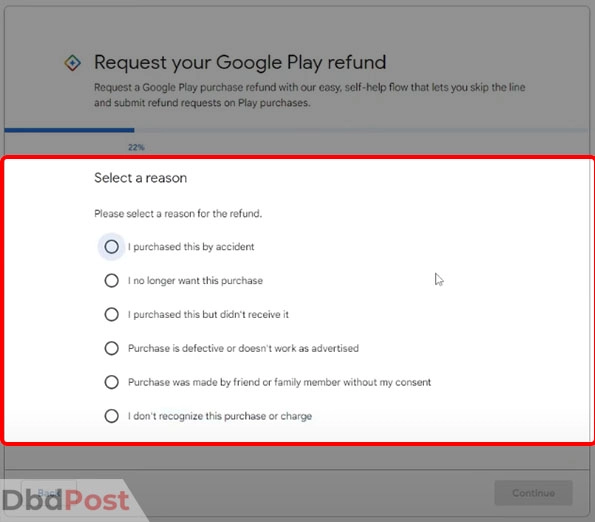 inarticle image-how to cancel snapchat plus-android refund step 6