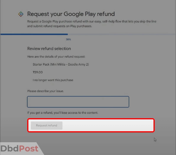 inarticle image-how to cancel snapchat plus-android refund step 7