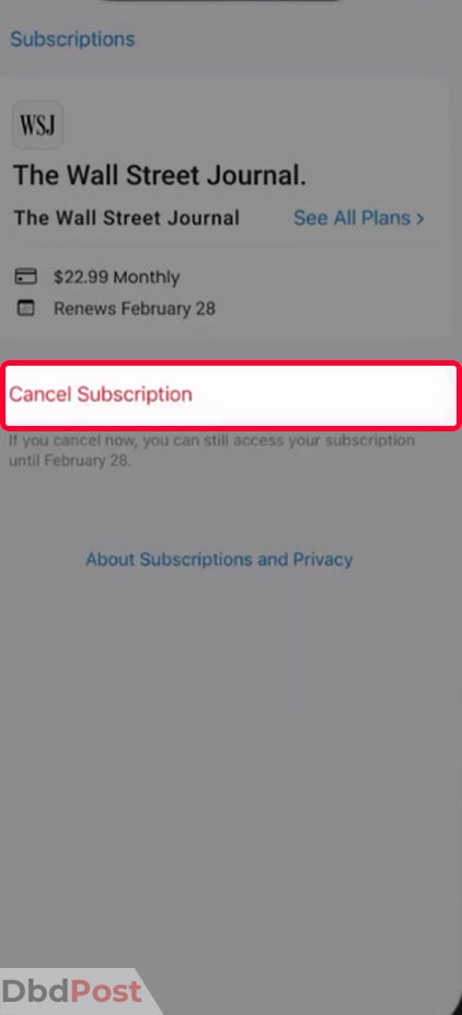 inarticle image-how to cancel wsj subscription-Step 5