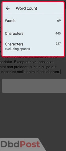 inarticle image-how to check word count on google docs-Checking word count on Android or iOS device step 5