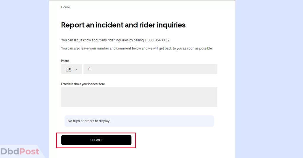 inarticle image-how to complain to uber-Method 2 step 6
