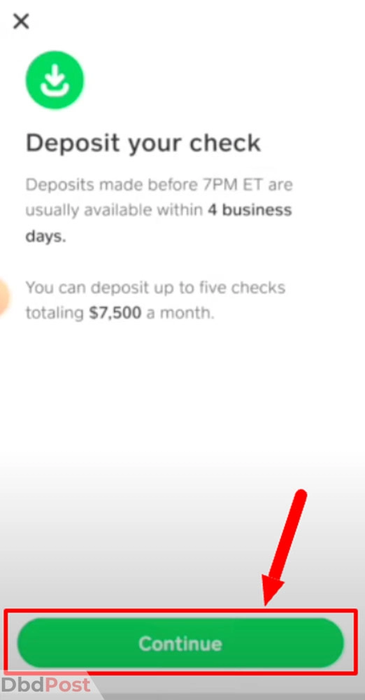 inarticle image-how to deposit a check on cash app-Step 4