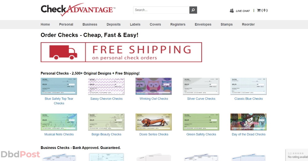 inarticle image-what is the best place to order checks online-CheckAdvantage_ Secure check ordering with EZ Shield fraud protection