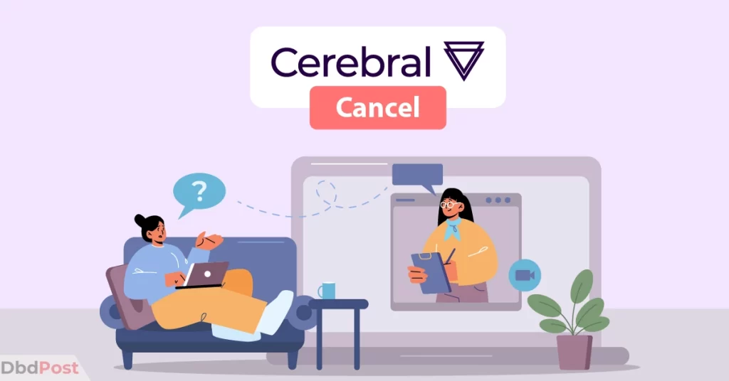 feature image how to cancel cerebral online therapy illustration 01