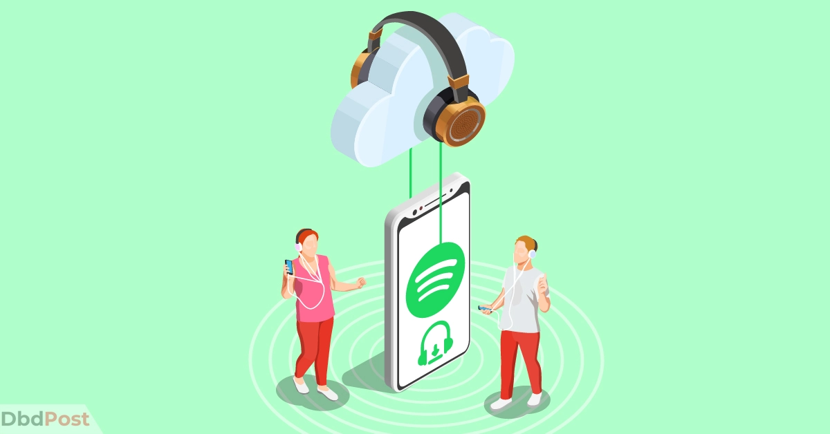 feature image-how to download songs on spotify-downloading songs illustration-01