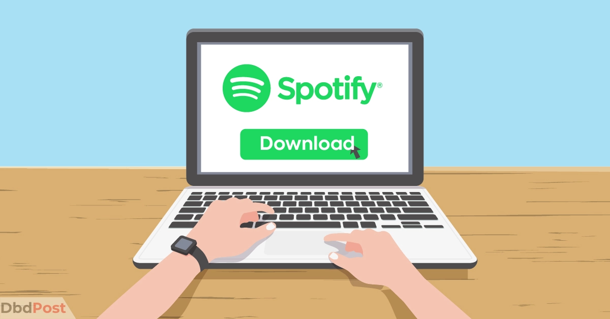 feature image-how to download spotify on macbook-downloading spotify on macbook illustration-01