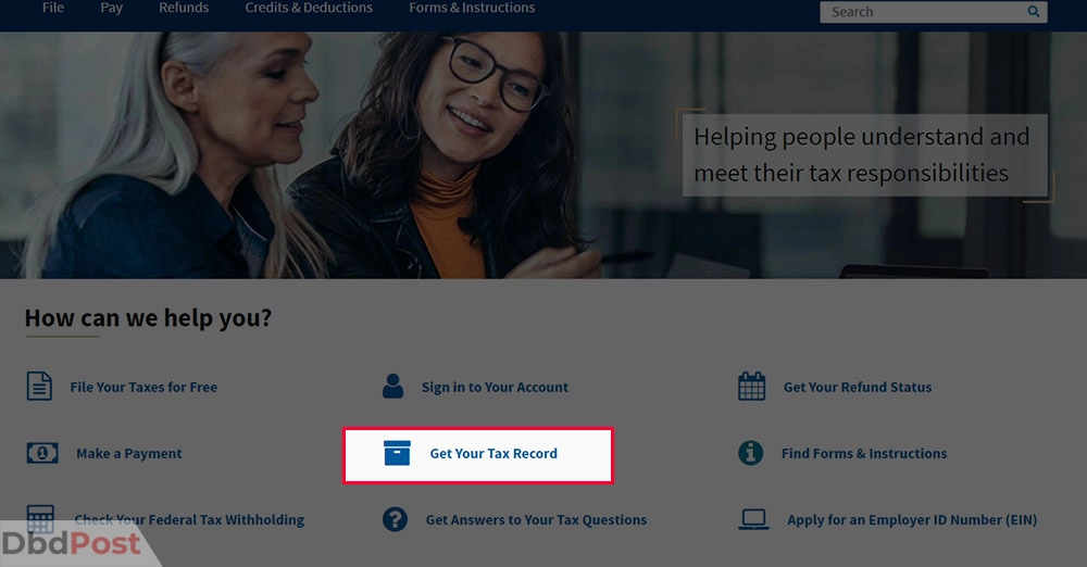 inarticle image-how can i get my tax transcript online immediately-How can I get my tax transcript online immediately step 2