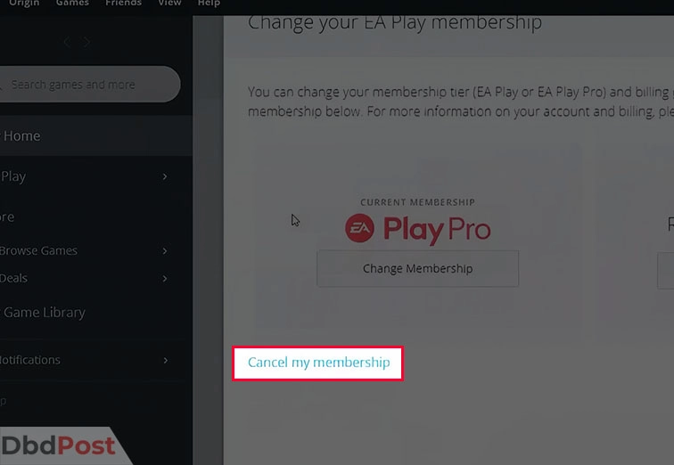 inarticle image-how to cancel ea play-Method 1 step 3