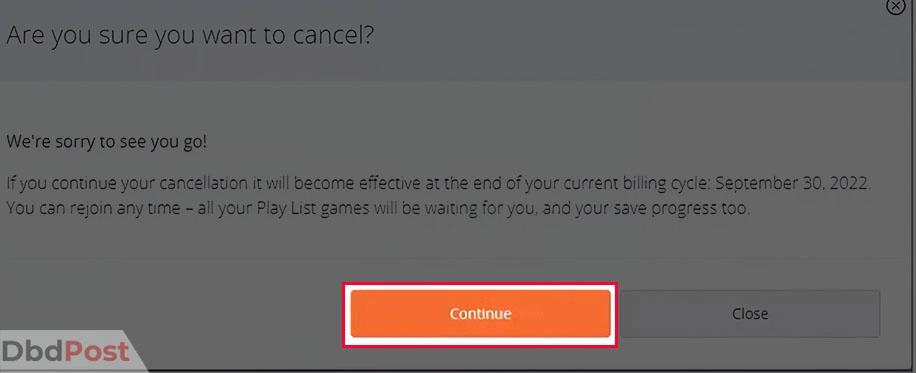 inarticle image-how to cancel ea play-Method 1 step 4