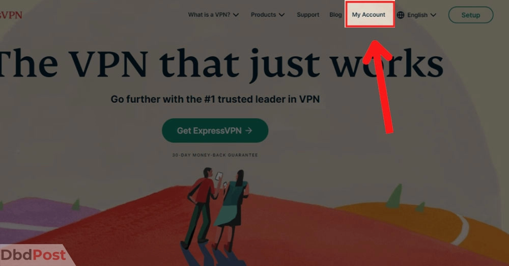 inarticle image-how to cancel express vpn-Canceling subscription through the mobile device step 1