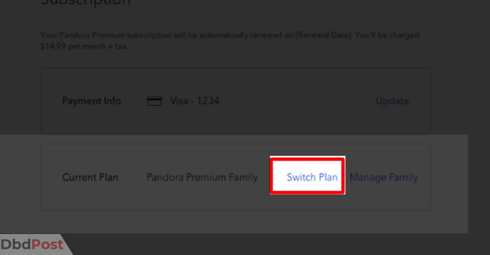 inarticle image-how to cancel pandora-Canceling through the website step 3