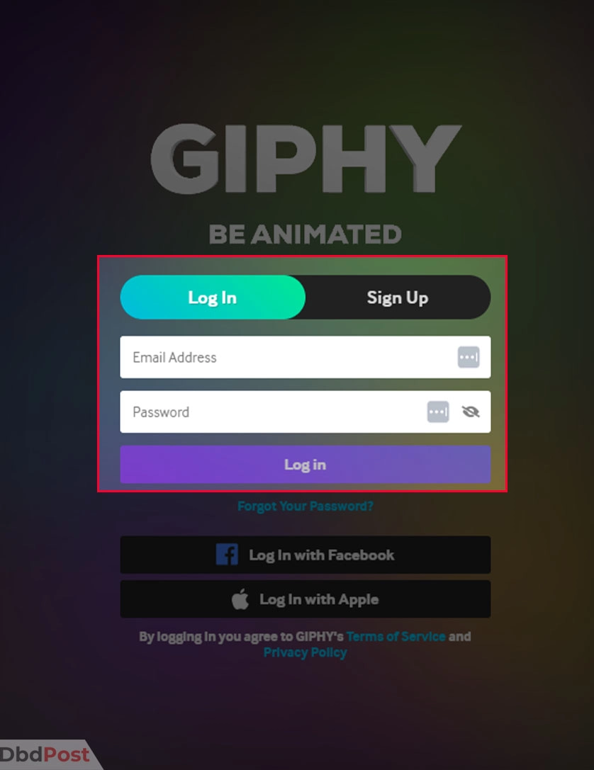 inarticle image-how to download a gif-Create GIF from Giphy step 1