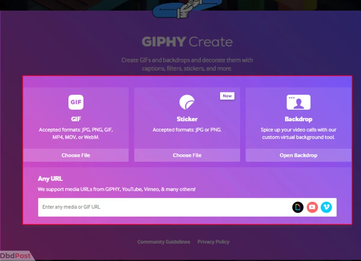 inarticle image-how to download a gif-Create GIF from Giphy step 3