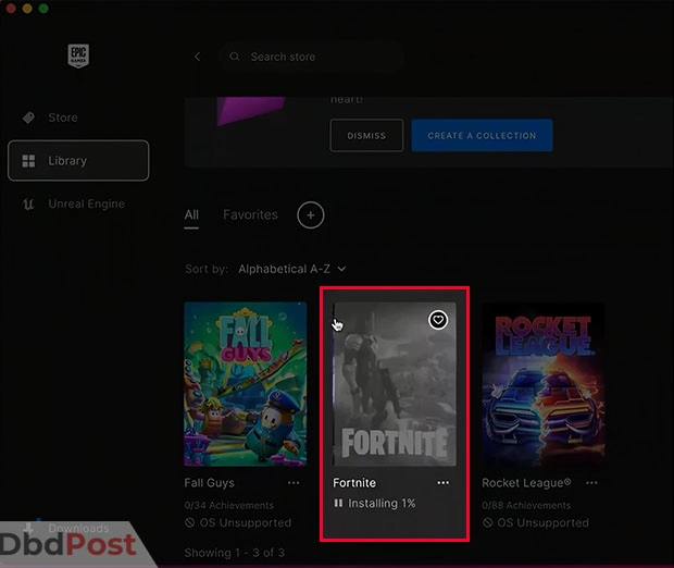 inarticle image-how to download fortnite-Downloading Fortnite on Mac step 5