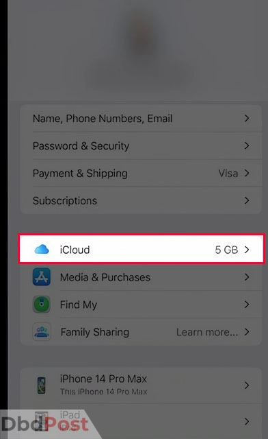 inarticle image-how to download messages from icloud-On iPhones or iPads step 3