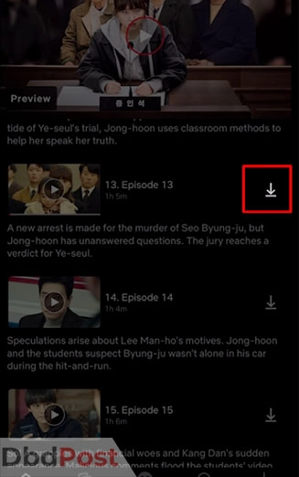 inarticle image-how to download movies on netflix-Downloading movies on Netflix for Android devices step 3