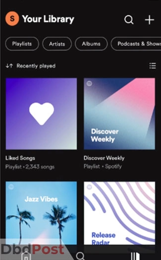 inarticle image-how to download songs on spotify-step 1
