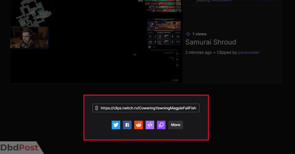 inarticle image-how to download twitch clups-How to find and create clips on Twitch step 5