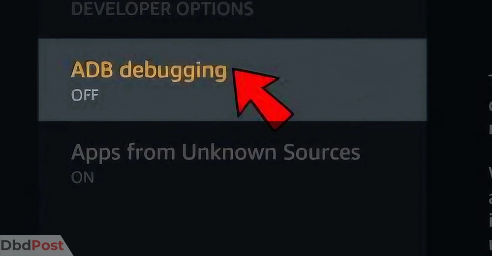 inarticle image-how to update kodi on firestick-Using the _ADB Debugging_ feature step 2