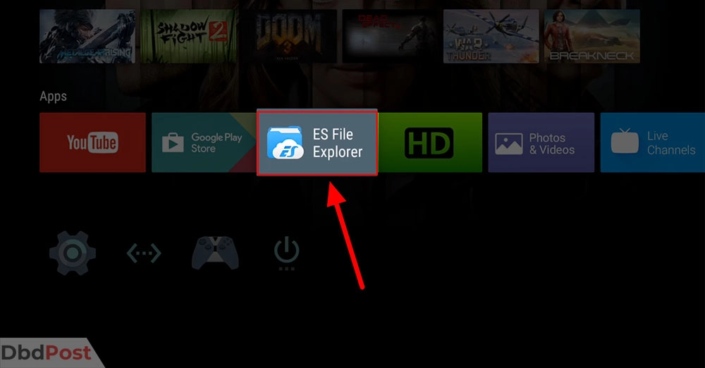 inarticle image-how to update kodi on firestick-Using the _ES File Explorer_ app step 1