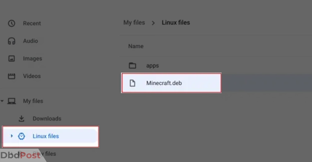 How to download Minecraft on Chromebook using the Linux terminal step 6