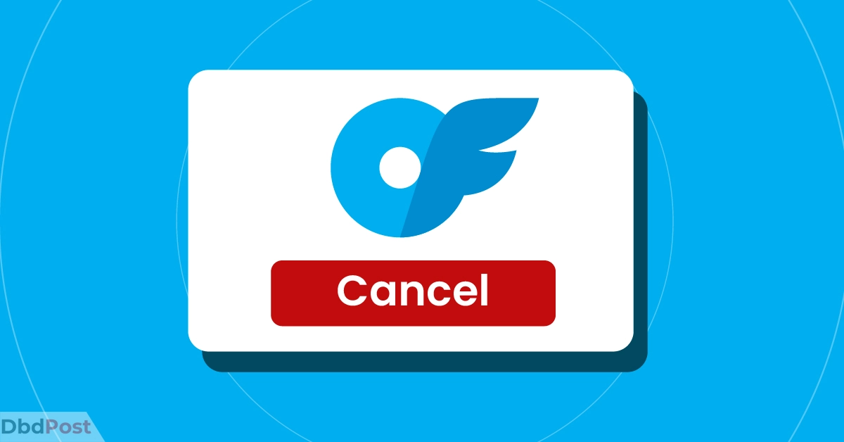 feature image-how to cancel onlyfans subscription-only fans logo with cancel button illustration-01