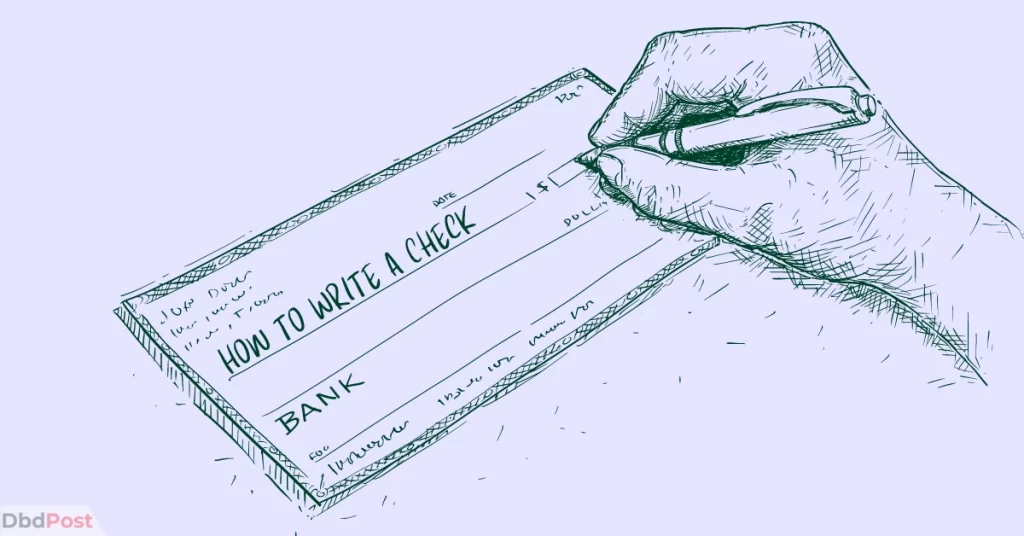 feature image-how to write a check-writing a check illustration