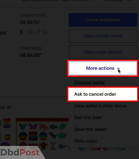 inarticle image-how to cancel an ebay order-How to cancel eBay order as a buyer step 4