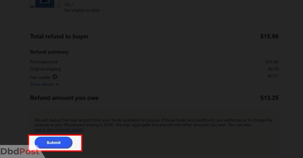 inarticle image-how to cancel an ebay order-How to cancel eBay order as a seller step 6