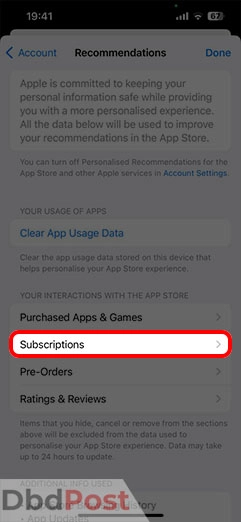 inarticle image-how to cancel nfl plus-Canceling NFL Plus through Apple step 3