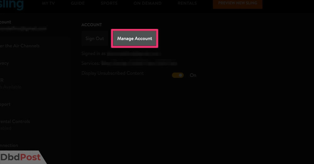 inarticle image-how to cancel sling tv-Online cancellation step 4