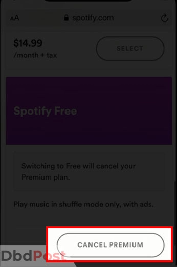 inarticle image-how to cancel spotify premium-Method 2 step 6