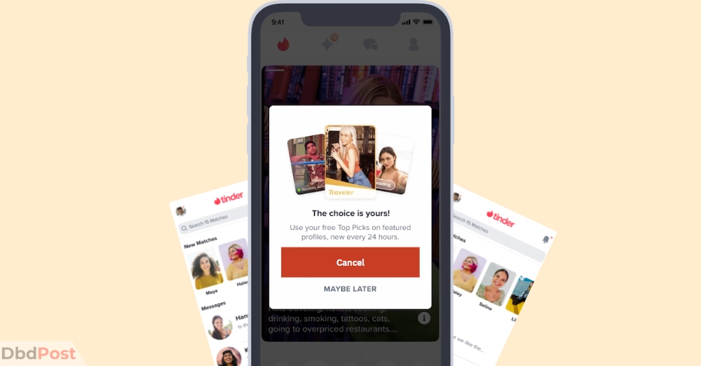 inarticle image-how to cancel tinder gold-Cancel Tinder Gold via the mobile app