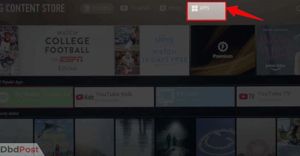 inarticle image-how to download apps on lg smart tv-Accessing the LG Content Store step 5
