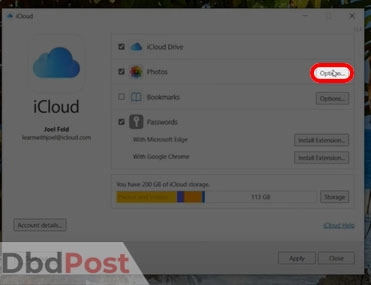 inarticle image-how to download photos from icloud-Logging in to iCloud and accessing photos on a PC step 2