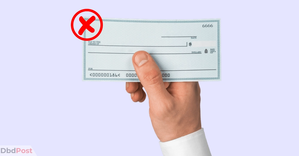 inarticle image-how to write a check-Avoid writing blank checks