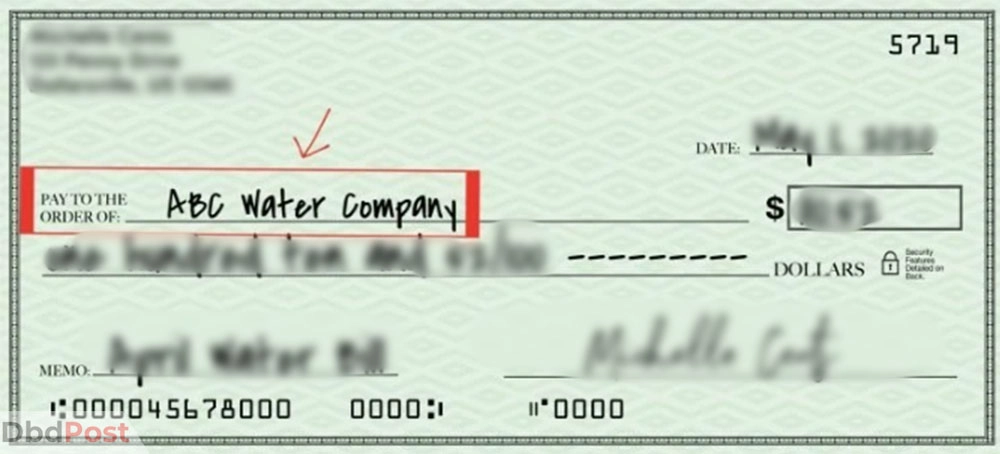 inarticle image-how to write a check-step 2