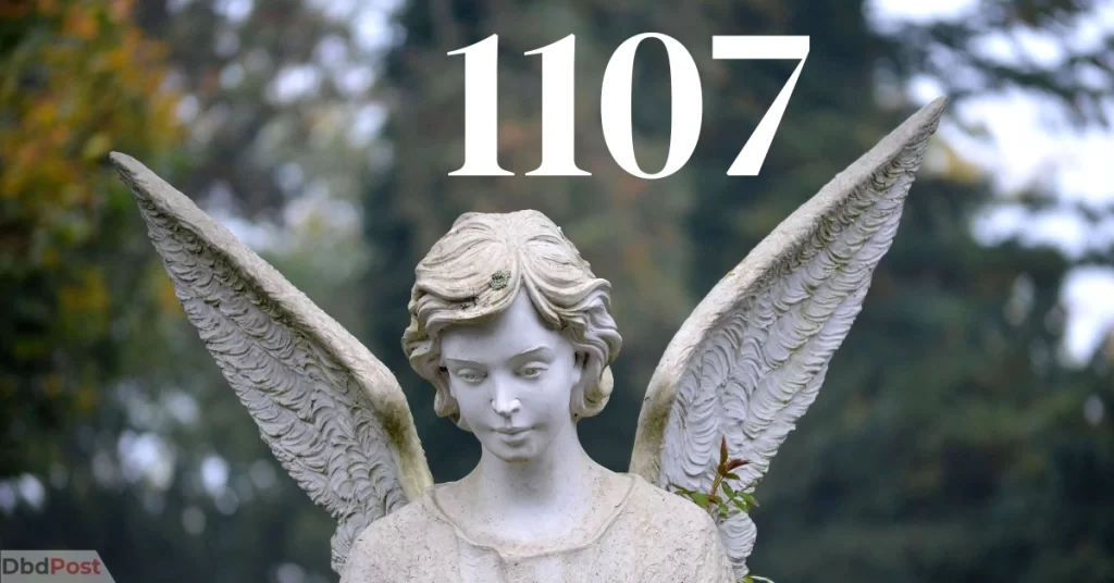 feature image-1107 angel number-1107 angel number illustration