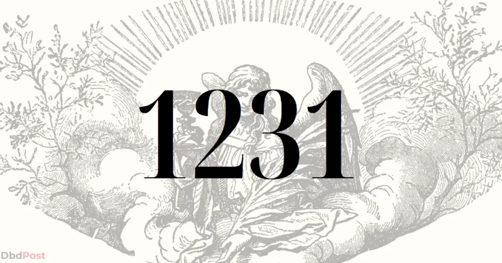 feature image-1231 angel number-1231 angel number illustration