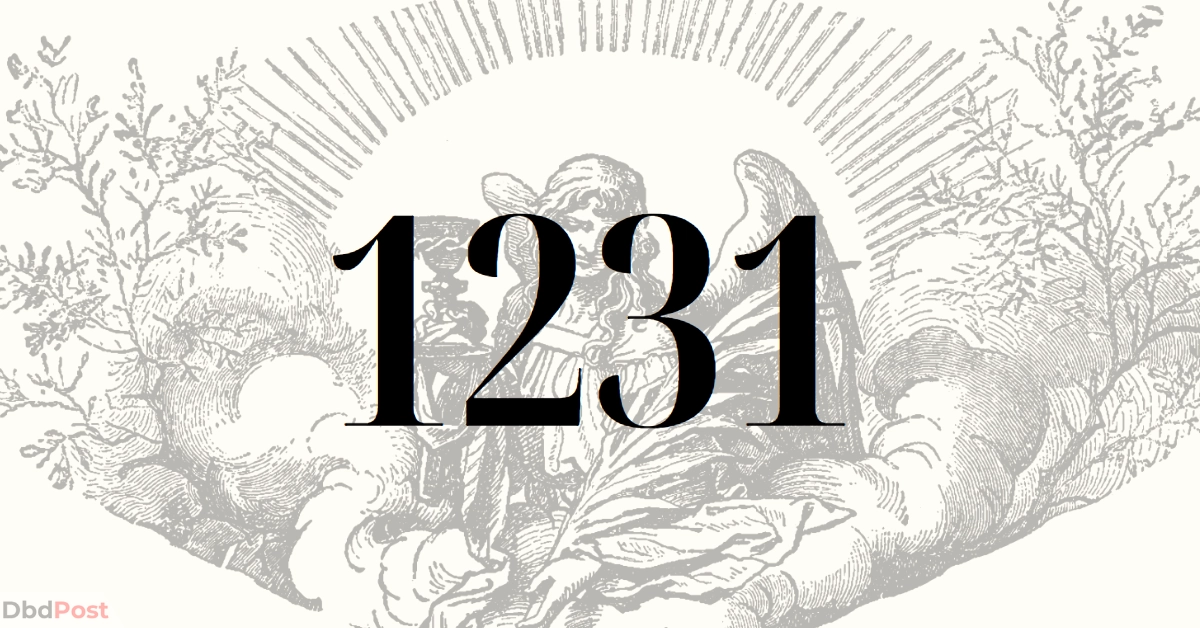 feature image-1231 angel number-1231 angel number illustration